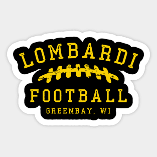 Lombardi Built Green Bay Sticker